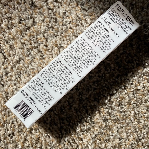 SHEER FIXATION - ALMOND - full set press-on nails by Static Nails - Picture 3 of 6